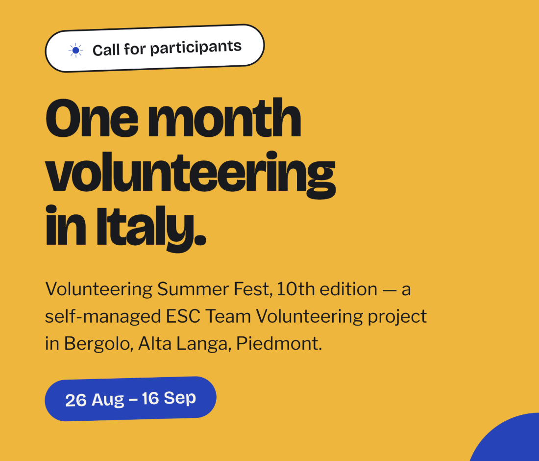 Volunteer in Italy this summer